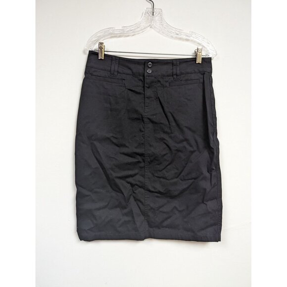 CJ Christopher Banks Womens Modest Skirt Black Size 6 - Picture 1 of 4